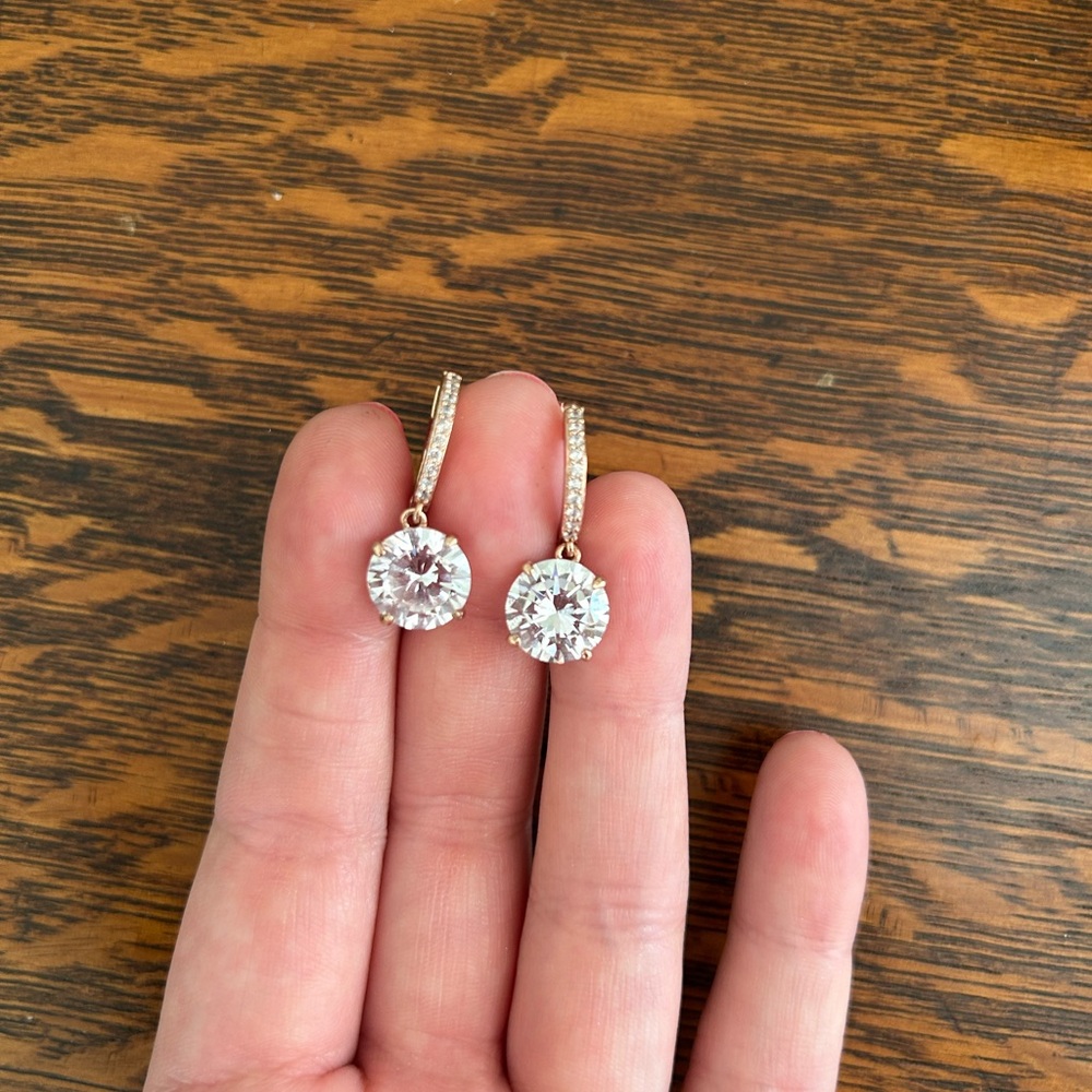 kate spade Crystal Drop Earrings
